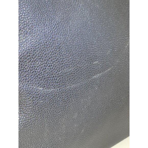 KENNETH COLE Reaction Medium Black Leather Shoulder Hobo Tote Satchel Purse Bag - Picture 12 of 16